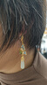 宮典天然和田玉福蝶耳環(huán)女s925銀耳墜古風(fēng)耳飾國風(fēng)耳環(huán)生日節(jié)日禮物 福蝶耳環(huán) 曬單實(shí)拍圖