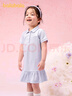 巴拉巴拉童裝兒童連衣裙女童寶寶裙子夏裝2025學(xué)院polo裙繡花208225111020 曬單實拍圖