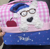 Tagi.《哈哈》haha小狗休閑晚安可愛收納袋便攜化妝包航海莓果七夕禮物 曬單實(shí)拍圖
