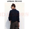 UR【HOT】2025秋季新款女裝休閑刺繡圖案針織開(kāi)衫UYL950177 藏青 S 曬單實(shí)拍圖