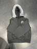 林羽森（LINYUSEN）冬季工裝毛領(lǐng)加厚羽絨棉服女冬休閑寬松棉衣外套冬裝棉襖2025新款 灰色 2XL 曬單實(shí)拍圖