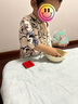 妙翡  兒童綿綢睡衣套裝夏季人造棉空調(diào)服男女童棉綢家居服兩件套童裝 棉綢-新小熊 100 cm 曬單實(shí)拍圖