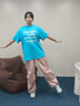 人本官方旗艦店小白鞋女2025秋冬季新款德訓鞋小眾網(wǎng)面厚底休閑運動(dòng)鞋 灰蘭 37 曬單實(shí)拍圖