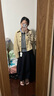 茵曼（INMAN）2025秋冬女裝新款撞色雙層領(lǐng)毛衣長(cháng)袖針織衫 灰色 78.8%聚酯纖維10.4%腈綸 L 曬單實(shí)拍圖