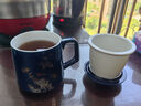 天喜（TIANXI）陶瓷茶杯辦公室男士高檔水杯帶蓋茶水分離泡茶辦公杯400ml 曬單實(shí)拍圖