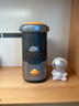 得力（deli）學(xué)生大口徑全自動電動削筆機(jī)兒童削筆器卷筆轉(zhuǎn)筆削筆刀削加粗桿大三角鉛筆電動文具生日開學(xué)禮物灰 曬單實(shí)拍圖