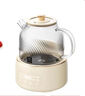 World Kitchen康寧全玻璃養生壺恒溫壺煮茶壺煮茶器1L辦公室家用花茶壺燒水壺電熱水壺茶壺煮水壺（茶漏升級款） 曬單實(shí)拍圖
