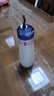 Arasigawa日本進口TAKEYA油壺家用調(diào)料瓶擠壓醬油瓶香油調(diào)味不銹鋼嘴小油瓶 藍色380ml 曬單實拍圖