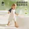 babycare嬰兒連體衣薄荷夏天抑菌寶寶包屁衣新生兒套頭爬服 咘咘 90cm 曬單實(shí)拍圖