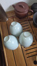 蘇氏陶瓷（SUSHI CERAMICS）汝窯開(kāi)片六杯開(kāi)片可養金線(xiàn)個(gè)人杯主人杯品茗杯6個(gè)J1035 曬單實(shí)拍圖