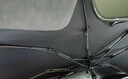 固特異（Goodyear）汽車遮陽傘防曬隔熱車載前擋車內遮陽擋風玻璃擋板通用大號米白 曬單實拍圖