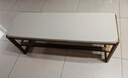 全品屋實(shí)木換鞋凳入戶(hù)門(mén)穿鞋凳子門(mén)口鞋柜坐凳一體軟包進(jìn)門(mén)長(cháng)條凳小鞋架 【軟包坐墊】胡桃色-長(cháng)100CM 多功能玄關(guān)坐凳 曬單實(shí)拍圖