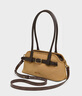 CHARLES&KEITH25秋新品復古絨面腰帶式長柄腋下包生日禮物CK2-20271613-1 Sahara Sand沙色 M 曬單實拍圖
