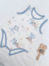 貝肽斯嬰兒衣服包屁衣夏季薄款新生兒寶寶優(yōu)可絲無(wú)袖背心連體哈衣 曬單實(shí)拍圖