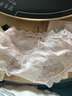 歐迪芬法式純欲緞面蕾絲女士?jī)?nèi)褲女性感抑菌棉襠薄加肥大碼三角短褲頭 曬單實(shí)拍圖
