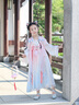 旗鉑漢服女童春秋2025新款兒童國風(fēng)公主連衣裙古風(fēng)寶寶超仙裙子秋 小月兔 130 曬單實(shí)拍圖