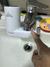 海爾（Haier）凈水器水龍頭過(guò)濾器家用直濾飲用水自來(lái)水濾水器前置過(guò)濾器廚房衛生間用除余氯三擋出水可清洗濾芯 月光白 一機4芯 曬單實(shí)拍圖