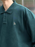 哈吉斯（HAZZYS）男裝 秋季polo領(lǐng)男上衣棉彈寬松翻領(lǐng)衛(wèi)衣男ABTZE0CCX37 青綠色TG XL （180/100A 50） 曬單實拍圖