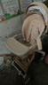 semmook遛娃神器嬰兒推車0-6歲用折疊可坐可躺帶減震雙向高景觀溜娃車 香檳金皮蓬【雙餐盤(pán)】 曬單實(shí)拍圖
