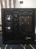 瓦爾基里（VALKYRIE）VK03-M BLACK 黑色 M-ATX 游戲電腦臺式機箱 支持360水冷 6.2吋觸摸屏 曲面玻璃270°海景房 曬單實(shí)拍圖