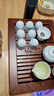唐豐茶盤(pán)實(shí)木不銹鋼底盤(pán)家用簡(jiǎn)約小茶臺抽屜式瀝水盤(pán)儲排兩用茶托 五福配不秀鋼茶盤(pán) 曬單實(shí)拍圖