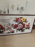 曼遇青絲新中式客廳掛畫(huà)花開(kāi)富貴沙發(fā)背景墻裝飾畫(huà)辦公室墻壁畫(huà)國畫(huà)牡丹花 FF103【花開(kāi)富貴】 183*83cm 紅胡桃木紋鋁框+閃銀布 曬單實(shí)拍圖