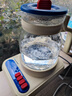 藍寶（BLAUPUNKT）0膠水全玻璃養(yǎng)生壺煮茶壺恒溫水燒水壺柔音保溫一體迷你辦公室家用燉煮壺防糊防溢童話粉 曬單實拍圖