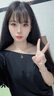 張婧儀同款黑色一字肩短袖T恤女夏純欲斜領(lǐng)露肩寬松顯瘦別致上衣 黑色 S 【110斤以下】 曬單實拍圖