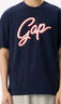 Gap男女裝2025夏季新款純棉印花大logo短袖T恤寬松時(shí)髦上衣727507 粉色 M (170/92A) 亞洲尺碼 曬單實(shí)拍圖