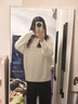 斯凱奇（Skechers）中性秋冬季毛織/開衫毛織套頭衛(wèi)衣L325U049 薄霧白/06AH S -M 曬單實(shí)拍圖