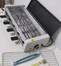 榮事達(dá)（Royalstar）電烤爐家用雙層可拆洗電燒烤架室內(nèi)無煙烤串機(jī)多功能烤串烤肉烤腸機(jī)插電燒烤 中號【雙烤網(wǎng)+烤碟3個】 2層 曬單實拍圖