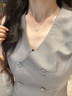 APM MonacoSoleil時(shí)尚金黃色星羅盤(pán)項鏈圓形吊墜七夕情人節禮物送女友 曬單實(shí)拍圖