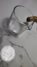 日式迷你玻璃小奶盅帶手柄ins風烘焙奶盅廚房小工具 木柄烘焙杯1個 曬單實拍圖