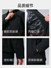 利郎輕薄羽絨服男冬季防水羽絨夾克外套2025新款商務(wù)男士羽絨服 黑（G5DBR8012Y） L 170/88A 曬單實(shí)拍圖