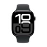 Apple/蘋果 Watch Series 10 智能手表GPS款46毫米亮黑色鋁金屬表殼黑色運(yùn)動(dòng)型表帶M/L MX273CH/B 曬單實(shí)拍圖