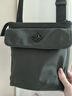 阿瑪尼（ARMANI）AX 新品 男士單肩斜挎包郵差包男包禮物男 XM000591 AF12099 UB001 墨綠色徽標(biāo)裝飾 曬單實(shí)拍圖