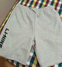 李寧短褲男衛褲運動(dòng)褲男女同款夏季新款五分褲吸汗透氣沙灘褲子男 灰色 L 曬單實(shí)拍圖