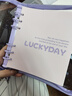 三年二班 luckyday拉鏈本A5/60張記事本可替換活頁(yè)本高顏值學(xué)生學(xué)習筆記本日記本方格紙簡(jiǎn)約ins伴手禮 芭樂(lè ) 曬單實(shí)拍圖