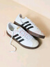 adidas「T頭鞋」VL COURT復古休閑板鞋德訓鞋男女阿迪達斯輕運動(dòng) 白色/黑色/灰色   37 曬單實(shí)拍圖