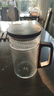 雅集玻璃杯月牙茶隔大容量豪飲杯800ml高硼硅水杯耐熱泡茶杯木蓋木把 曬單實(shí)拍圖
