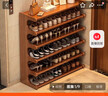 苡茉鞋架簡(jiǎn)易家用門口多層入戶鞋柜客廳小型宿舍收納置物架六層80 曬單實(shí)拍圖