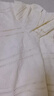 熙世界（sllsky）純棉花邊蕾絲V領(lǐng)襯衫短袖高級(jí)感鏤空短款上衣2025女裝衣服 月牙杏 M 曬單實(shí)拍圖