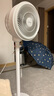 美的（Midea）【暴風(fēng)循環(huán)】空氣循環(huán)扇大風(fēng)量搖頭電風(fēng)扇家用臺式落地扇輕音臥室節能小風(fēng)扇柔風(fēng)輕羽扇 FGA24TQ 曬單實(shí)拍圖