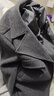 皮爾卡丹（pierre cardin）2025秋冬新款毛呢大衣女短款氣質高級感外套小個子大碼中年媽媽 B1779-碳灰色 2XL 【建議125-140斤】 曬單實拍圖