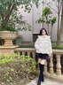 韓璐嬌（hanlujiao）羽絨棉服女冬季2025新款韓版寬松學(xué)生小個(gè)子短款加厚棉衣棉襖外套 米白色 M 【建議100-115斤】 曬單實(shí)拍圖