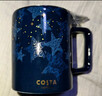 COSTA陶瓷馬克杯帶蓋茶水分離生日送禮禮物杯子男女士辦公水杯咖啡杯 曬單實(shí)拍圖