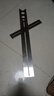 LSNUO瓷磚開(kāi)孔定位神器萬(wàn)向開(kāi)孔器定位打孔瓦工鋪貼磚工具加厚不銹鋼 80開(kāi)孔定位尺【特厚】 曬單實(shí)拍圖