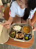 雙槍?zhuān)⊿uncha）鈦健康不銹鋼飯盒學(xué)生上班族可微波爐餐盒比316好1.5L配保溫袋 曬單實(shí)拍圖