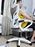 朗域軒品人體工學(xué)電競椅人工力學(xué)座椅久坐護(hù)腰宿舍游戲電腦椅子可躺寫字椅 【4級氣桿】可后躺+乳膠-白灰 120-155度(含) 聯(lián)動扶手 四向腰托 曬單實拍圖