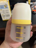 小雅象防脹氣玻璃奶瓶新生兒0-3個(gè)月嬰兒奶瓶 160ml S號(hào)奶嘴（標(biāo)準(zhǔn)款） 曬單實(shí)拍圖